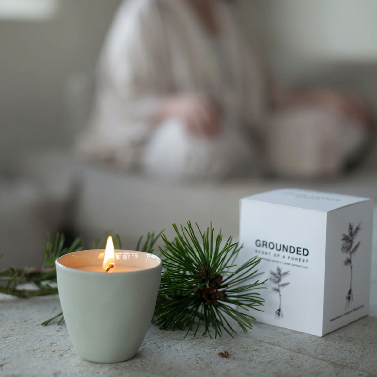 Aromatherapy scented candle CALM