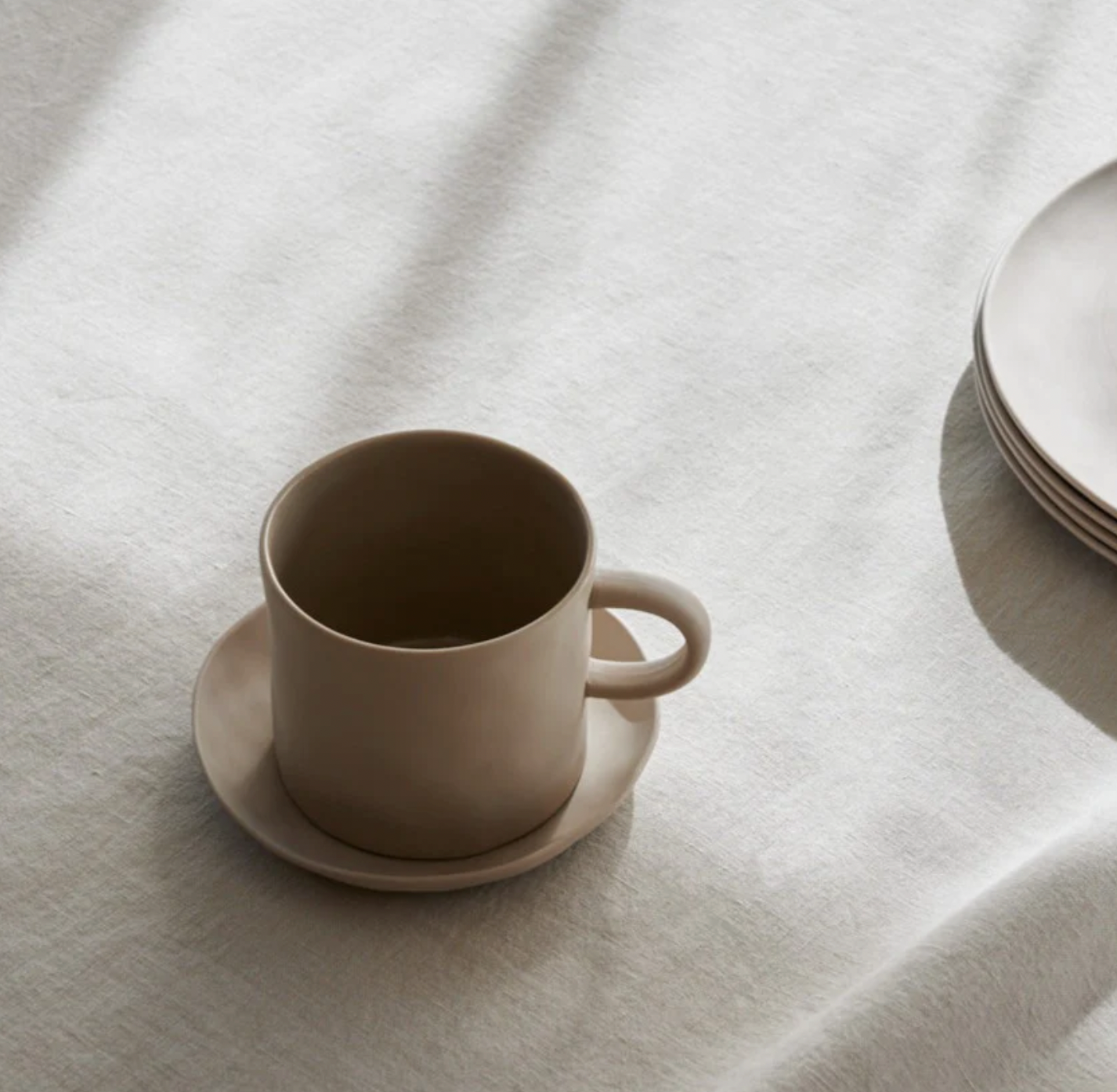 Mug handle TERRAKOTTA glansig kant