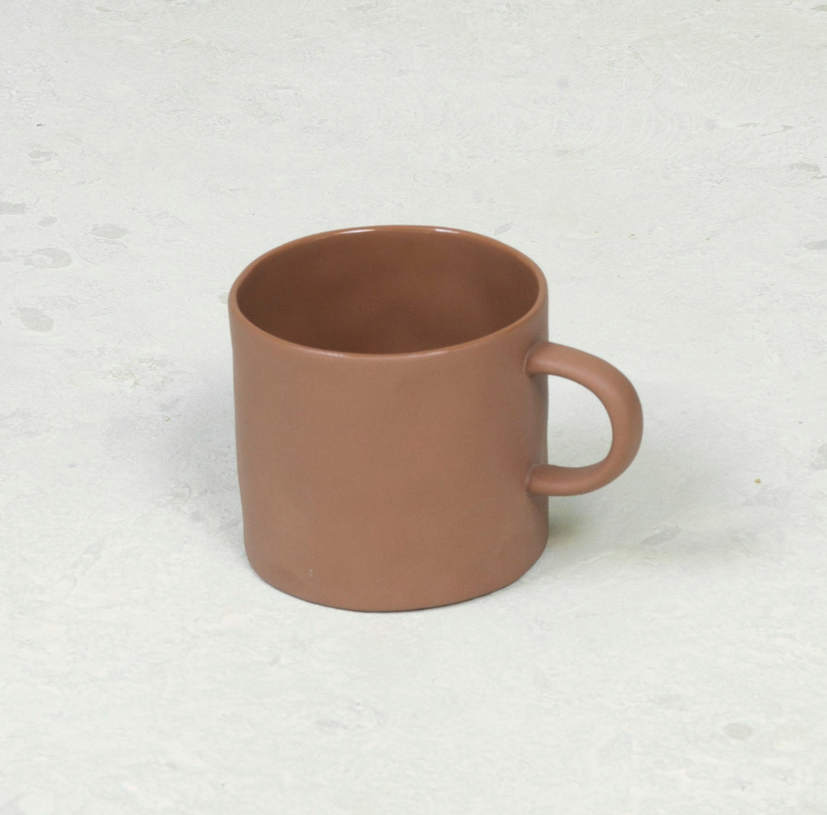 Mug handle TERRAKOTTA glansig kant