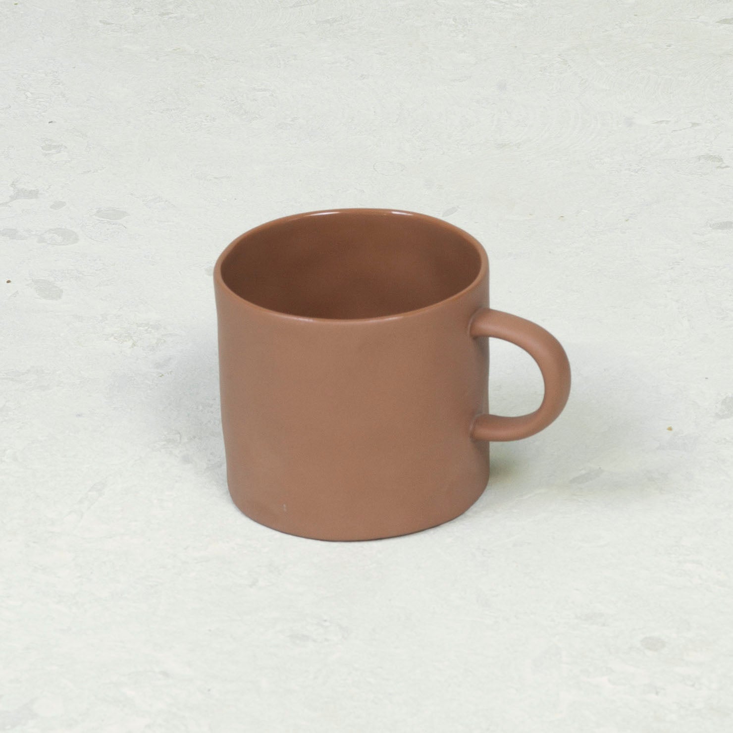 Mug handle TERRACOTTA matt