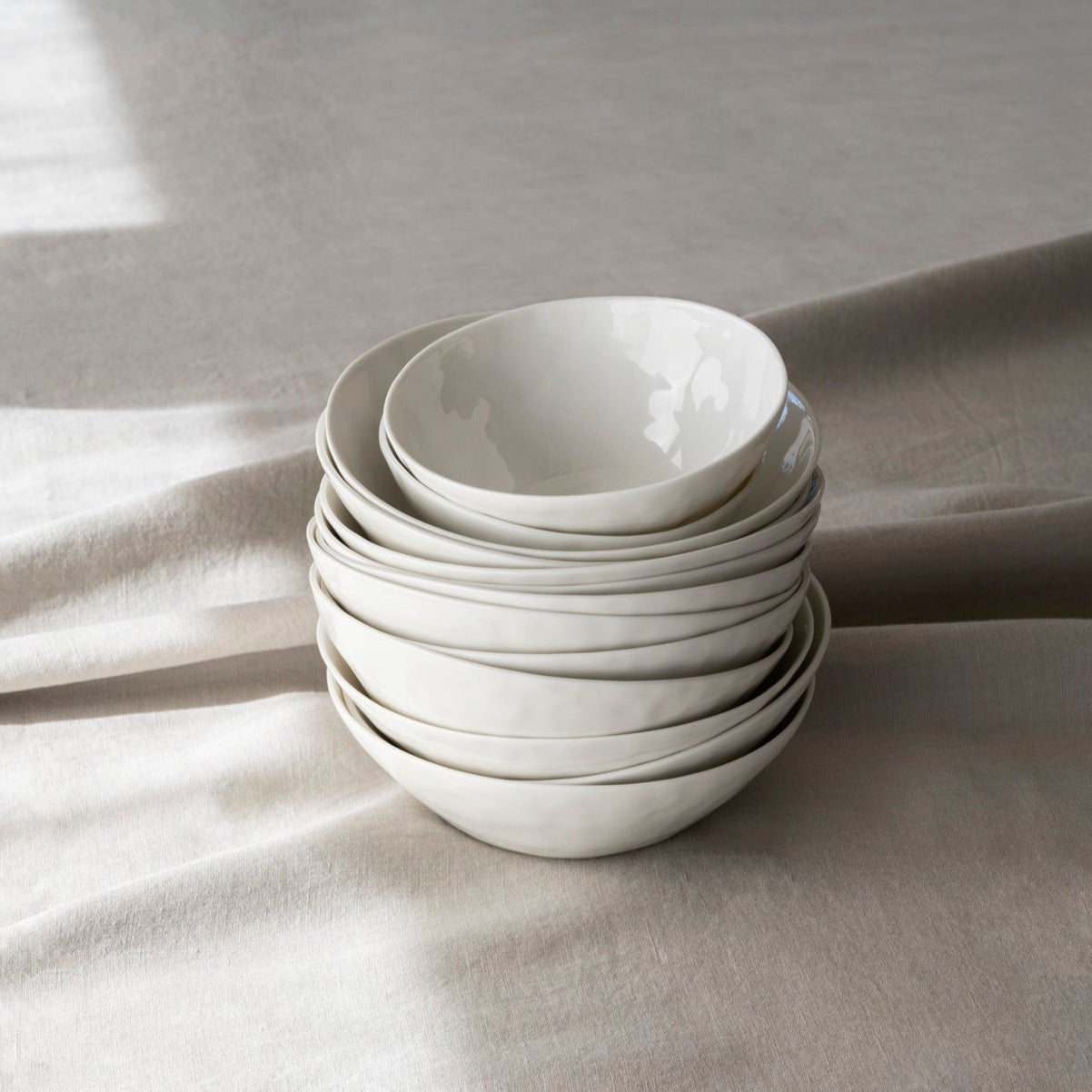 Bowl WHITE 19cm - Kajsa Cramer