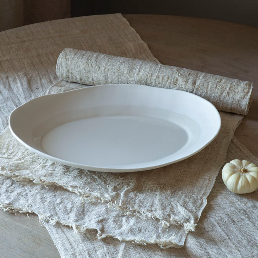 NEW! Oval tray WHITE