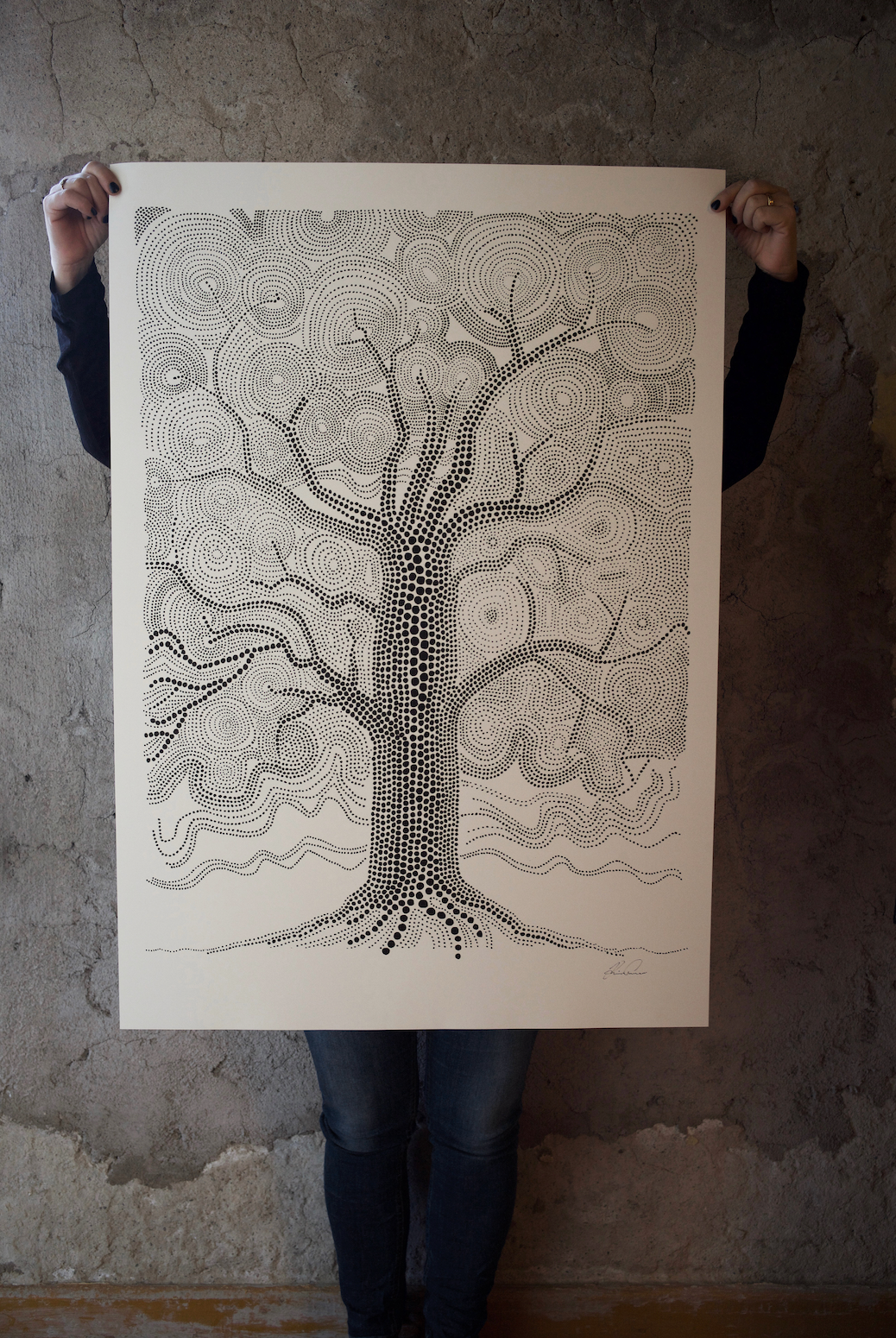 Oak Tree 70x100cm