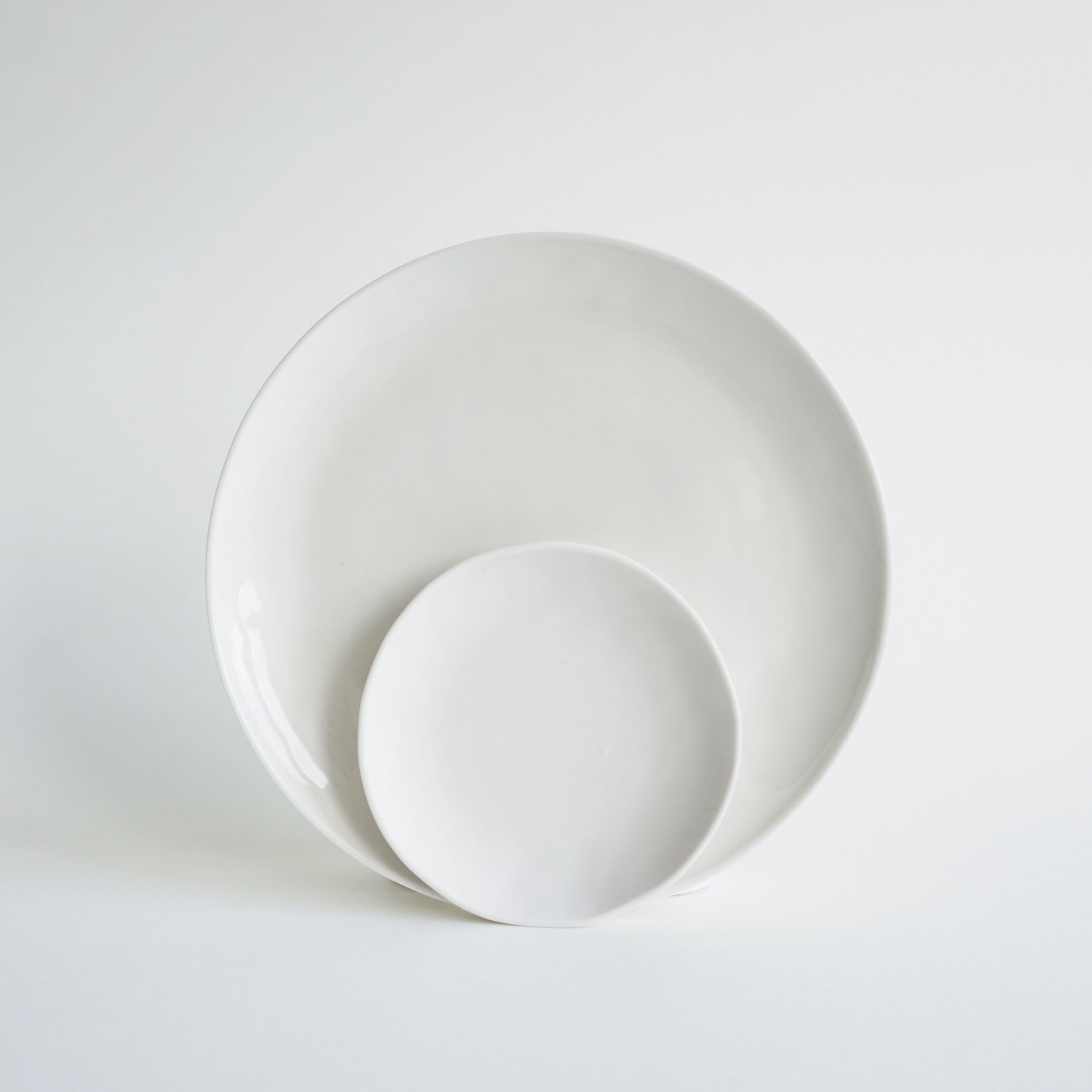 Plate WHITE 22cm - Kajsa Cramer