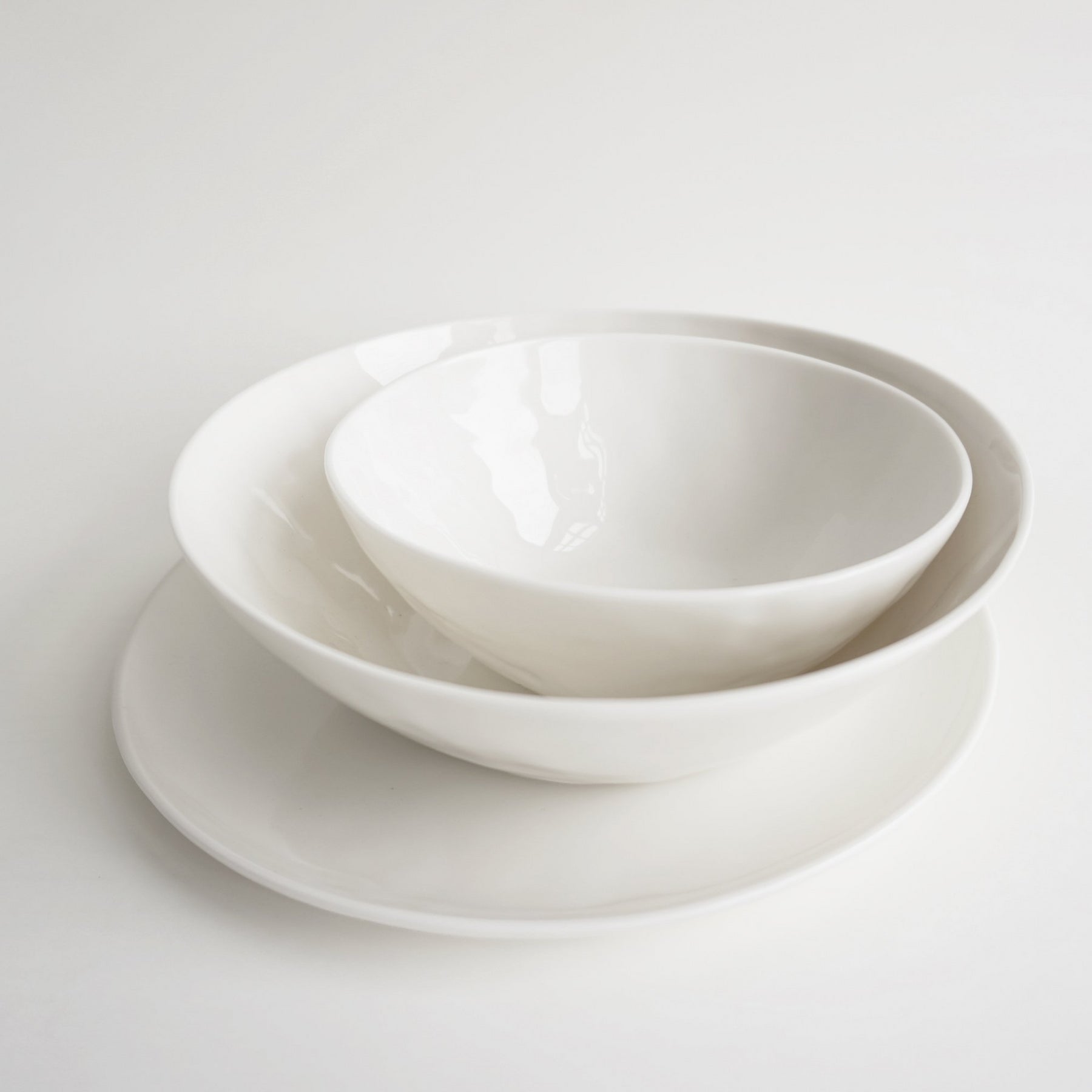 Bowl WHITE 19cm - Kajsa Cramer